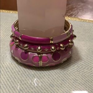 Pink bangles